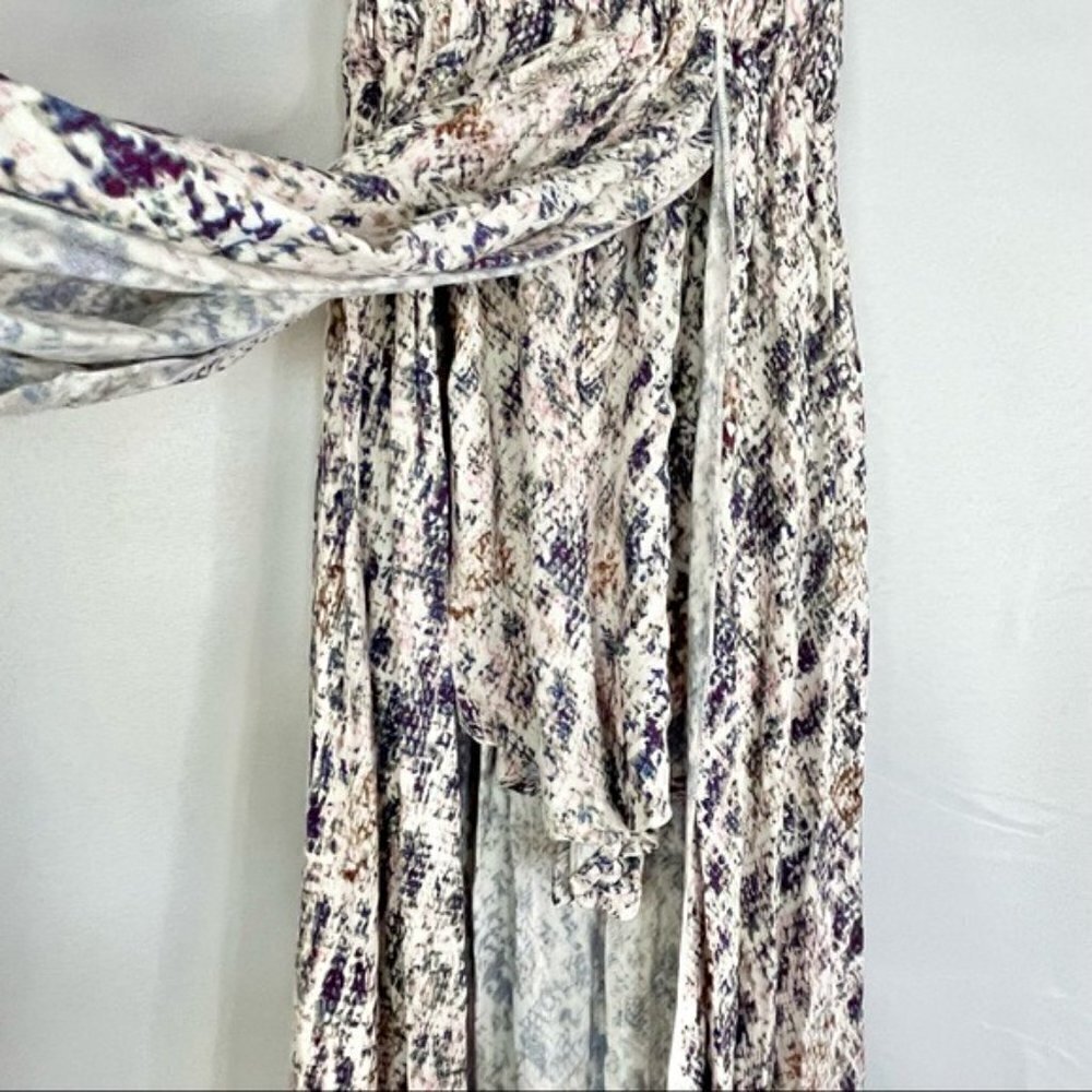 NEW Olivaceous Amy Blush Snake Print Maxi Dress S - Picture 15 of 15